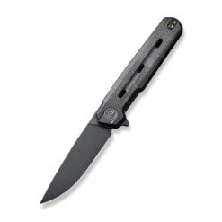 WEKNIFE Navo Flipper Knife Micarta & Titanium Handle (3.25" CPM 20CV Blade) WE22026-1 -WE KNIFE Shop WE22026 1 Navo 1
