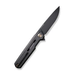 WEKNIFE Navo Flipper Knife Micarta & Titanium Handle (3.25" CPM 20CV Blade) WE22026-1 -WE KNIFE Shop WE22026 1 Navo 2