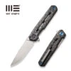 WEKNIFE Navo Flipper Knife Carbon Fiber & Titanium Handle (3.25" CPM 20CV Blade) WE22026-2 -WE KNIFE Shop WE22026 2 Navo