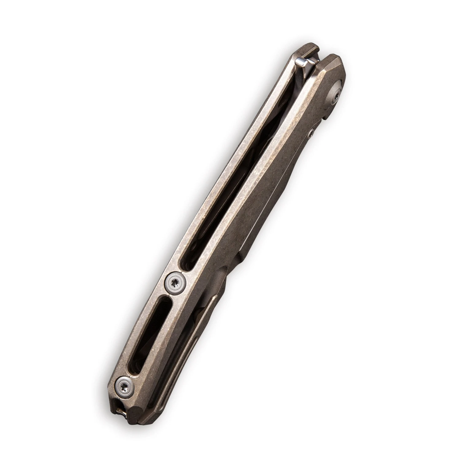 WEKNIFE 037 Flipper Knife Titanium Handle (4.07" M390 Blade) 910A 6 WEKNIFE 037 Flipper Knife Titanium Handle (4.07" M390 Blade) 910A - Image 4