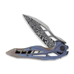 WEKNIFE Arrakis Flipper Knife Titanium Handle (3.45" Damasteel Balde) 906DS-1 -WE KNIFE Shop weknife arrakis flipper knife titanium handle 345 damasteel balde 906ds 1 813830