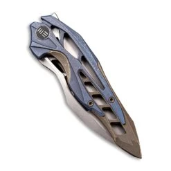 WEKNIFE Arrakis Flipper Knife Titanium Handle (3.45" M390 Blade) 906E -WE KNIFE Shop weknife arrakis flipper knife titanium handle 345 m390 blade 906e 788530