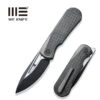 WEKNIFE Baloo Flipper Knife Titanium Handle With Carbon Fiber Inlay (3.31" CPM 20CV) WE21033-2 -WE KNIFE Shop weknife baloo flipper knife titanium handle with carbon fiber inlay 331 cpm 20cv we21033 2 924021