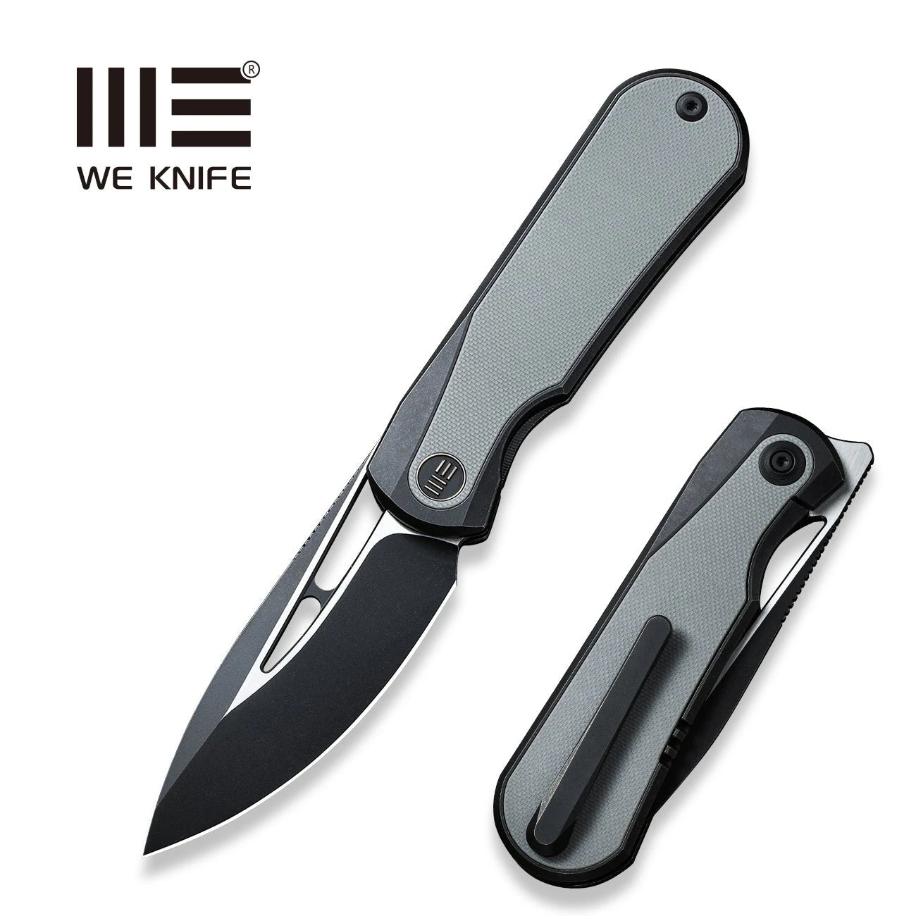 WEKNIFE Baloo Front Flipper Knife Titanium Handle With G10 Inlay (3.31" CPM 20CV Blade) WE21033-1 3 WEKNIFE Baloo Front Flipper Knife Titanium Handle With G10 Inlay (3.31" CPM 20CV Blade) WE21033-1