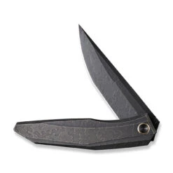 WEKNIFE Cybernetic Top Flipper Knife Titanium Handle (3.91" CPM 20CV Blade) WE22033-4 -WE KNIFE Shop weknife cybernetic top flipper knife black stonewashed with etching pattern titanium handle 391 black stonewashed with etching pattern cpm 20cv blade we22033 4 555160