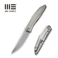 WEKNIFE Cybernetic Top Flipper Knife Titanium Handle (3.91" CPM 20CV Blade) WE22033-2