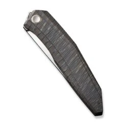 WEKNIFE Cybernetic Top Flipper Knife Titanium Handle (3.91" CPM 20CV Blade) WE22033-3 -WE KNIFE Shop weknife cybernetic top flipper knife tiger stripe pattern flamed titanium handle 391 polished bead blasted cpm 20cv blade we22033 3 451979
