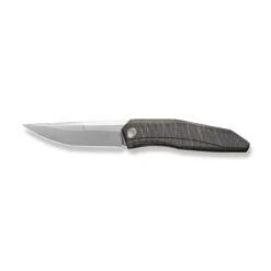 WEKNIFE Cybernetic Top Flipper Knife Titanium Handle (3.91" CPM 20CV Blade) WE22033-3 -WE KNIFE Shop weknife cybernetic top flipper knife tiger stripe pattern flamed titanium handle 391 polished bead blasted cpm 20cv blade we22033 3 734873