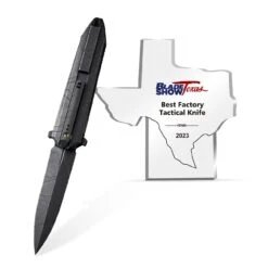 WEKNIFE Diatomic Flipper Knife Titanium Handle (3.78" CPM 20CV Blade) WE22032-4 -WE KNIFE Shop weknife diatomic flipper knife etching pattern black stonewashed titanium handle endcap 378 etching pattern black stonewashed cpm 20cv blade we22032 4 712732