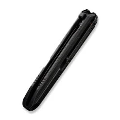 WEKNIFE Diatomic Flipper Knife Titanium Handle (3.78" CPM 20CV Blade) WE22032-4 -WE KNIFE Shop weknife diatomic flipper knife etching pattern black stonewashed titanium handle endcap 378 etching pattern black stonewashed cpm 20cv blade we22032 4 749657