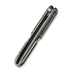 WEKNIFE Diatomic Flipper Knife Titanium Handle (3.78" CPM 20CV Blade) WE22032-2 -WE KNIFE Shop weknife diatomic flipper knife polished bead blasted titanium handle endcap 378 polished bead blasted cpm 20cv blade we22032 2 216026