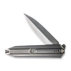 WEKNIFE Diatomic Flipper Knife Titanium Handle (3.78" CPM 20CV Blade) WE22032-2 -WE KNIFE Shop weknife diatomic flipper knife polished bead blasted titanium handle endcap 378 polished bead blasted cpm 20cv blade we22032 2 947853