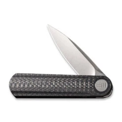 WEKNIFE Eidolon Front Flipper Knife Carbon Fiber Integral Handle (2.86" CPM 20CV Blade) WE19074A-C -WE KNIFE Shop weknife eidolon front flipper knife carbon fiber integral handle 378 cpm 20cv blade we19074a c 721933