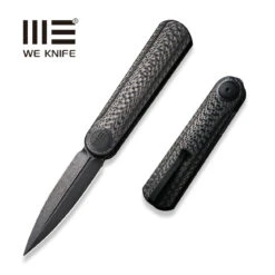 WEKNIFE Eidolon Front Flipper Knife Carbon Fiber Integral Handle (2.87" CPM 20CV Blade) WE19074B-C