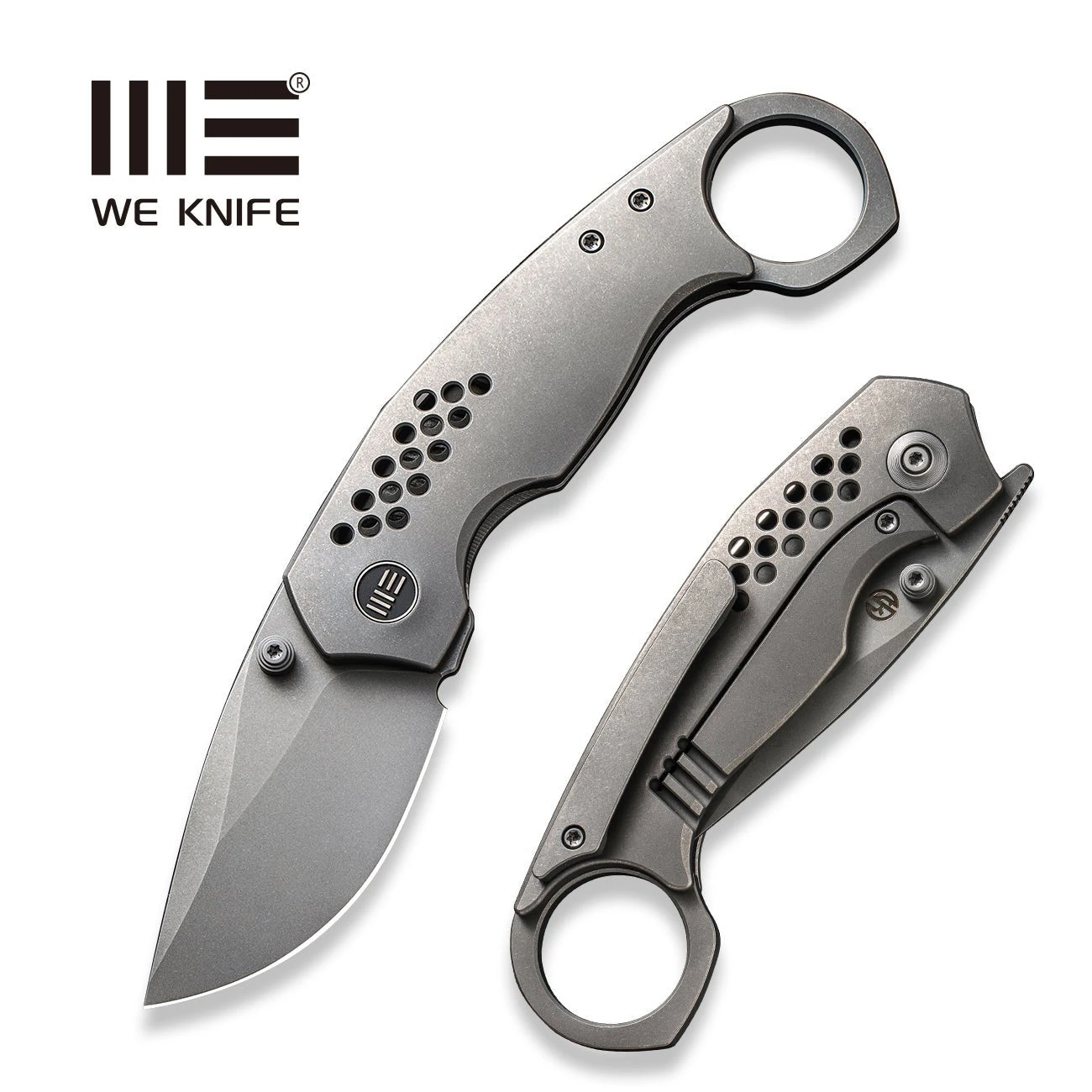 WEKNIFE Envisage Front Flipper Knife Titanium Handle (2.42" CPM 20CV Blade) WE22013-1 3 WEKNIFE Envisage Front Flipper Knife Titanium Handle (2.42" CPM 20CV Blade) WE22013-1