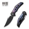 WEKNIFE Magnetron Flipper Knife Titanium Handle (3.76" CPM 20CV Blade) WE18058-4 -WE KNIFE Shop weknife magnetron flipper knife black titanium handle with flamed titanium inlay 376 black stonewashed cpm 20cv blade satin flat we18058 4 258293