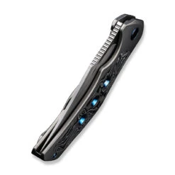 WEKNIFE Magnetron Flipper Knife Titanium Handle With Carbon Fiber Inlay (3.76" CPM 20CV Blade) WE18058-1 -WE KNIFE Shop weknife magnetron flipper knife gray titanium handle with aluminum foil carbon fiber inlay 376 hand rubbed satin cpm 20cv blade we18058 1 619333