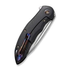 WEKNIFE Makani Flipper Knife Titanium Handle With Carbon Fiber Inlay (3.61" CPM 20CV Blade) WE21048B-1 -WE KNIFE Shop weknife makani flipper knife titanium handle with carbon fiber inlay 361 cpm 20cv blade we21048b 1 612171