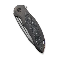 WEKNIFE Makani Flipper Knife Titanium Handle With Carbon Fiber Inlay (3.61" CPM 20CV Blade) WE21048B-2 -WE KNIFE Shop weknife makani flipper knife titanium handle with carbon fiber inlay 361 cpm 20cv blade we21048b 2 288154