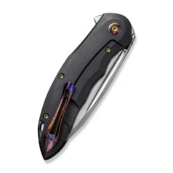 WEKNIFE Makani Flipper Knife Titanium Handle With Flamed Titanium Inlay (3.61" CPM 20CV Blade) WE21048B-3 -WE KNIFE Shop weknife makani flipper knife titanium handle with flamed titanium inlay 361 cpm 20cv blade we21048b 3 340909