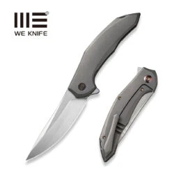 WEKNIFE Merata Flipper Knife Titanium Handle (3.68" CPM 20CV Blade) WE22008A-2
