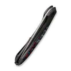 WEKNIFE Merata Flipper Knife Titanium Handle With Carbon Fiber Inlay (3.68" Damasteel Blade) WE22008B-DS1 18 WEKNIFE Merata Flipper Knife Titanium Handle With Carbon Fiber Inlay (3.68" Damasteel Blade) WE22008B-DS1 -WE KNIFE Shop weknife merata flipper knife tiger stripe pattern flamed titanium handle with nebula fat carbon fiber inlay 368 heimskringla damasteel blade we22008b ds1 712158