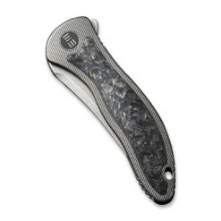 WEKNIFE Mini Synergy Flipper Knife Titanium Handle With Carbon Fiber Inlay (2.93" CPM 20CV Blade) 2011CF-A -WE KNIFE Shop weknife mini synergy flipper knife titanium integral handle with carbon fiber inlay 293 cpm 20cv blade 2011cf a 102752