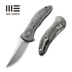 WEKNIFE Mini Synergy Flipper Knife Titanium Handle With Carbon Fiber Inlay (2.93" CPM 20CV Blade) 2011CF-A