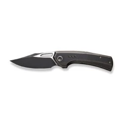 WEKNIFE Nefaris Flipper Knife Titanium Handle (3.48" CPM 20CV Blade) WE22040D-3 -WE KNIFE Shop weknife nefaris button lock knife bronze black titanium handle 348 black stonewashed cpm 20cv blade satin flat we22040d 3 155241