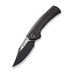 WEKNIFE Nefaris Flipper Knife Titanium Handle (3.48" CPM 20CV Blade) WE22040D-3 -WE KNIFE Shop weknife nefaris button lock knife bronze black titanium handle 348 black stonewashed cpm 20cv blade satin flat we22040d 3 723428