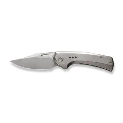 WEKNIFE Nefaris Flipper Knife Titanium Handle (3.48" CPM 20CV Blade) WE22040D-2 -WE KNIFE Shop weknife nefaris button lock knife polished bead blasted titanium handle 348 polished bead blasted cpm 20cv blade we22040d 2 567247