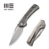 WEKNIFE Nefaris Flipper Knife Titanium Handle With Carbon Fiber (3.48" CPM 20CV Blade) WE22040F-2 -WE KNIFE Shop weknife nefaris button lock knife polished bead blasted titanium handle with aluminum foil carbon fiber inlay 348 polished bead blasted cpm 20cv blade we22040f 630682
