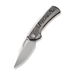 WEKNIFE Nefaris Flipper Knife Titanium Handle With Carbon Fiber (3.48" CPM 20CV Blade) WE22040F-2 -WE KNIFE Shop weknife nefaris button lock knife polished bead blasted titanium handle with aluminum foil carbon fiber inlay 348 polished bead blasted cpm 20cv blade we22040f 745870