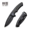 WEKNIFE Nexusia Flipper Knife Titanium Handle (3.48" CPM 20CV Blade) WE22044-1 -WE KNIFE Shop weknife nexusia flipper knife black titanium handle 348 black stonewashed cpm 20cv blade we22044 1 452089