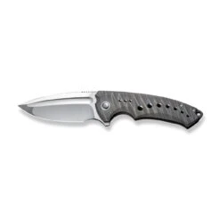 WEKNIFE Nexusia Flipper Knife Titanium Handle (3.48" CPM 20CV Blade) WE22044-3 15 WEKNIFE Nexusia Flipper Knife Titanium Handle (3.48" CPM 20CV Blade) WE22044-3 -WE KNIFE Shop weknife nexusia flipper knife tiger stripe pattern flamed titanium handle 348 hand polished satin cpm 20cv blade we22044 3 697423