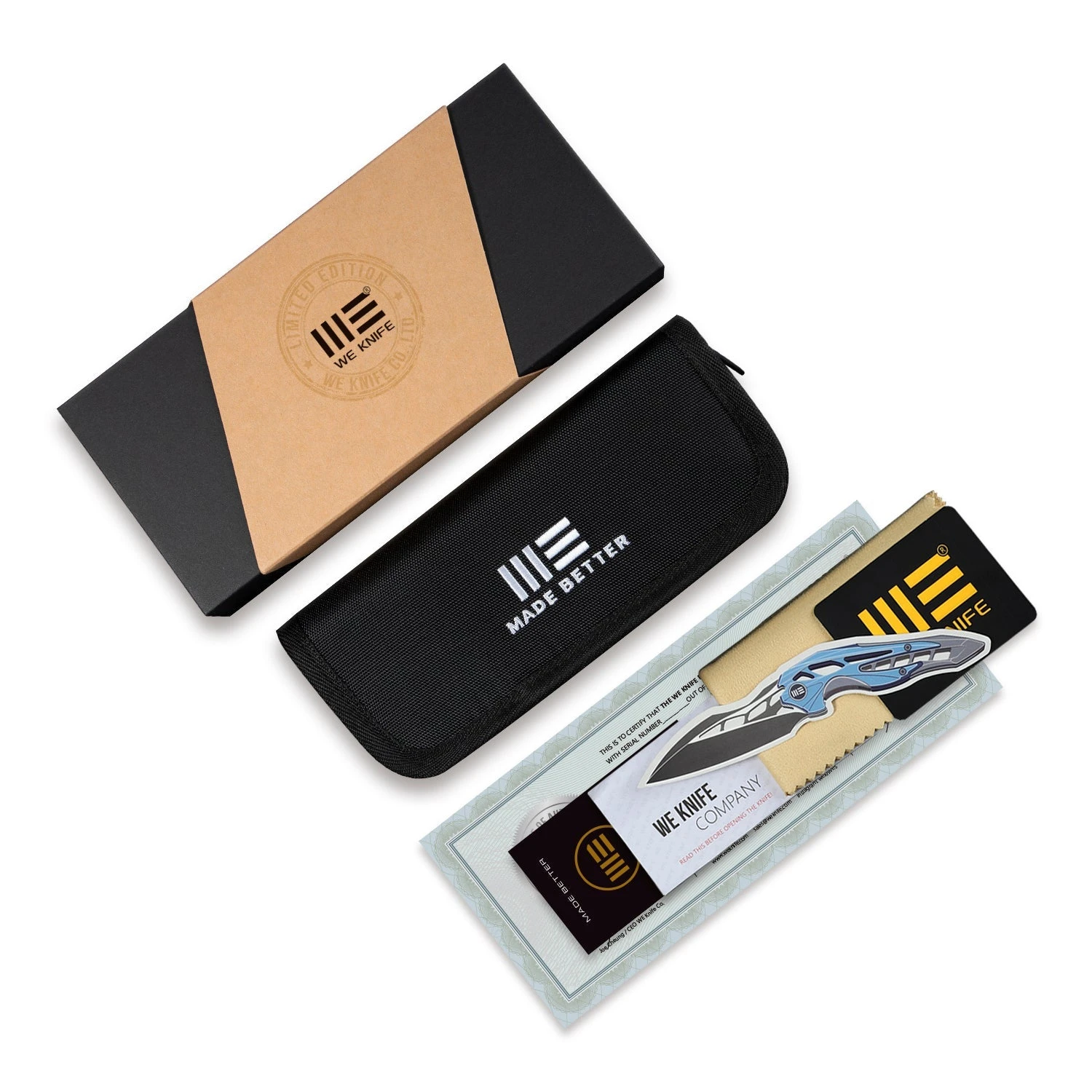 WEKNIFE Nexusia Flipper Knife Titanium Handle (3.48" CPM 20CV Blade) WE22044-3 12 WEKNIFE Nexusia Flipper Knife Titanium Handle (3.48" CPM 20CV Blade) WE22044-3 - Image 10