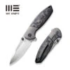 WEKNIFE Nitro Mini Flipper & Thumb Stud Knife Titanium Handle With Carbon Fiber Inlay (3.13" CPM 20CV Blade) WE22015-1 -WE KNIFE Shop weknife nitro mini flipper thumb stud knife titanium handle with carbon fiber inlay 313 cpm 20cv blade we22015 1 809858