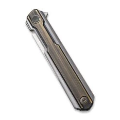 WEKNIFE Peer Flipper Knife Titanium Handle With Brass Overlay (3.46" CPM 20CV Blade) 2015E -WE KNIFE Shop weknife peer flipper knife titanium handle with brass overlay 346 cpm 20cv blade 2015e 297427