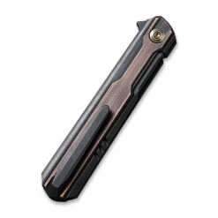 WEKNIFE Peer Flipper Knife Titanium Handle With Copper Overlay (3.46" CPM 20CV Blade) 2015F -WE KNIFE Shop weknife peer flipper knife titanium handle with copper overlay 346 cpm 20cv blade 2015f 685545