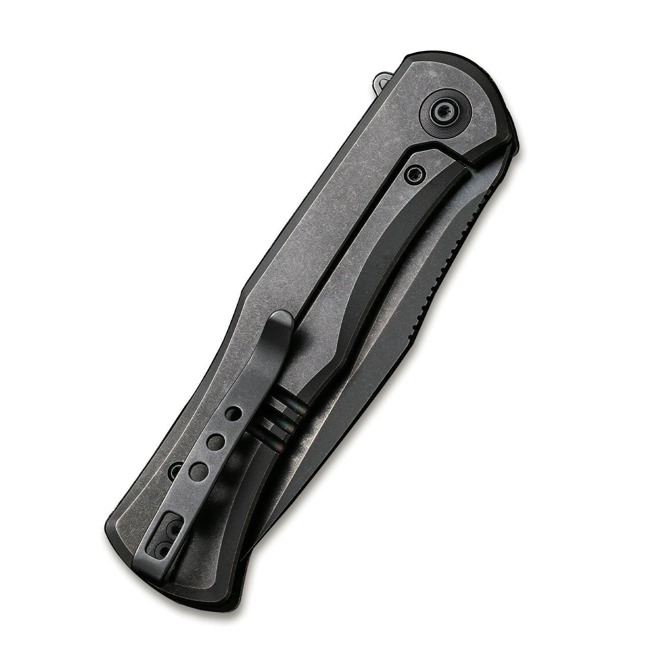 WEKNIFE Primoris Flipper Knife Carbon Fiber With Titanium Handle (3.47" CPM 20CV Blade) WE20047B-1 8 WEKNIFE Primoris Flipper Knife Carbon Fiber With Titanium Handle (3.47" CPM 20CV Blade) WE20047B-1 - Image 6