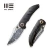 WEKNIFE Riff-Raff Thumb Stud Knife Titanium Handle (3.12" Damasteel Blade) WE22020B-DS1 -WE KNIFE Shop weknife riff raff thumb stud knife bronze black titanium handle 312 heimskringla damasteel blade we22020b ds1 977452