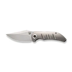 WEKNIFE Riff-Raff Thumb Stud Knife Titanium Handle (3.12" CPM 20CV Blade) WE22020B-4 -WE KNIFE Shop weknife riff raff thumb stud knife polished bead blasted titanium handle 312 polished bead blasted cpm 20cv blade we22020b 4 680166