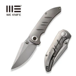 WEKNIFE Riff-Raff Thumb Stud Knife Titanium Handle (3.12" CPM 20CV Blade) WE22020B-4