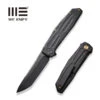WEKNIFE Shadowfire Flipper Knife Titanium Handle (3.97" CPM 20CV Blade) WE22035-1 -WE KNIFE Shop weknife shadowfire flipper knife black titanium handle 397 black stonewashed bevels black brushed flats cpm 20cv blade we22035 1 453066