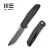 WEKNIFE Shadowfire Flipper Knife Titanium Handle (3.97" Damasteel Blade) WE22035-DS1 -WE KNIFE Shop weknife shadowfire flipper knife bronze black titanium handle 397 hakkapella damasteel blade we22035 ds1 223560