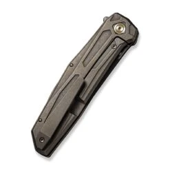 WEKNIFE Shadowfire Flipper Knife Titanium Handle (3.97" CPM 20CV Blade) WE22035-3 17 WEKNIFE Shadowfire Flipper Knife Titanium Handle (3.97" CPM 20CV Blade) WE22035-3 -WE KNIFE Shop weknife shadowfire flipper knife bronze titanium handle 397 black stonewashed bevels black brushed flats cpm 20cv blade we22035 3 500342