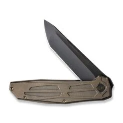 WEKNIFE Shadowfire Flipper Knife Titanium Handle (3.97" CPM 20CV Blade) WE22035-3 15 WEKNIFE Shadowfire Flipper Knife Titanium Handle (3.97" CPM 20CV Blade) WE22035-3 -WE KNIFE Shop weknife shadowfire flipper knife bronze titanium handle 397 black stonewashed bevels black brushed flats cpm 20cv blade we22035 3 852145