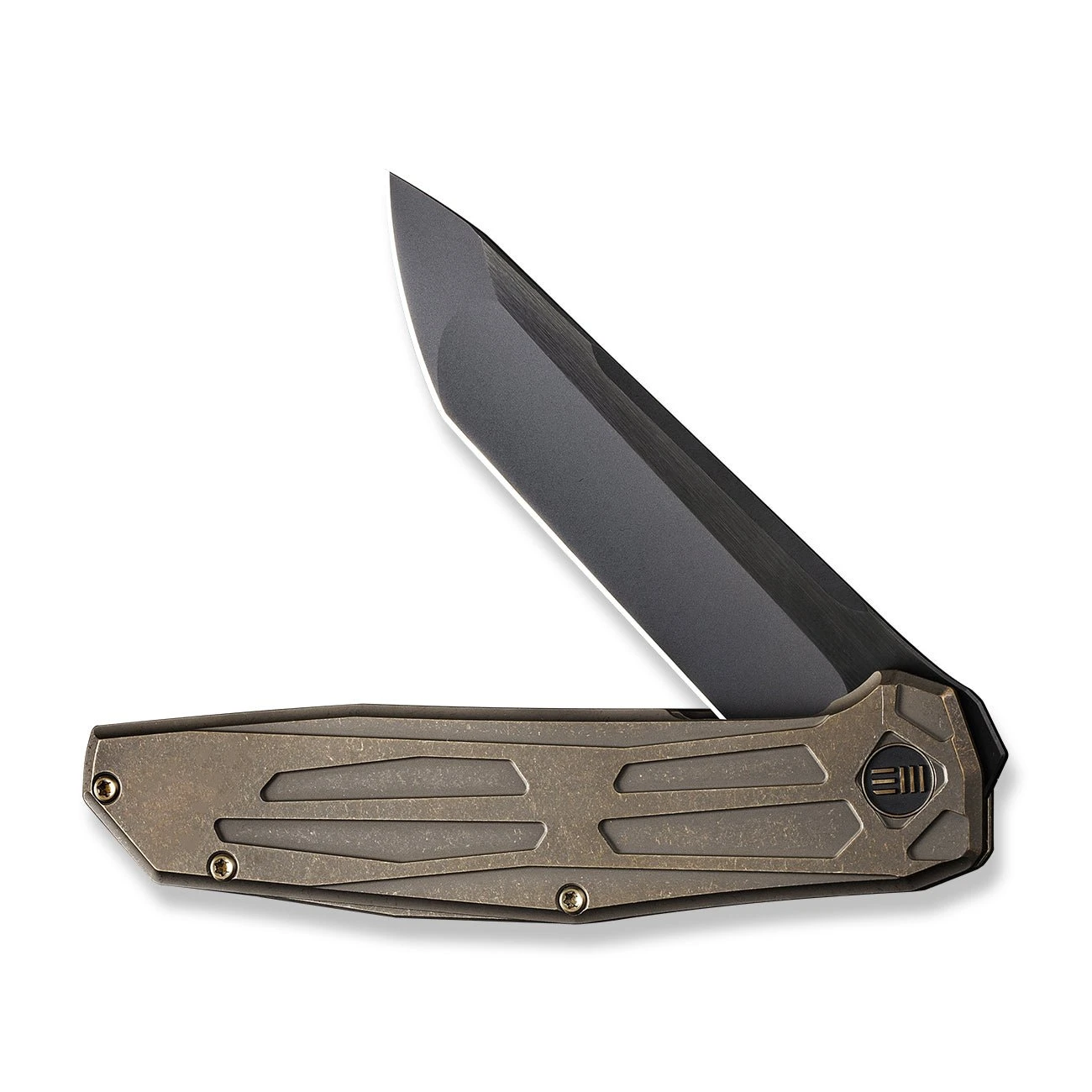 WEKNIFE Shadowfire Flipper Knife Titanium Handle (3.97" CPM 20CV Blade) WE22035-3 7 WEKNIFE Shadowfire Flipper Knife Titanium Handle (3.97" CPM 20CV Blade) WE22035-3 - Image 5