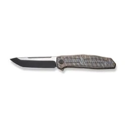 WEKNIFE Shadowfire Flipper Knife Titanium Handle (3.97" CPM 20CV Blade) WE22035-4 -WE KNIFE Shop weknife shadowfire flipper knife tiger stripe pattern flamed titanium handle 397 black stonewashed cpm 20cv blade satin flat we22035 4 594161