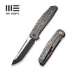 WEKNIFE Shadowfire Flipper Knife Titanium Handle (3.97" CPM 20CV Blade) WE22035-4 -WE KNIFE Shop weknife shadowfire flipper knife tiger stripe pattern flamed titanium handle 397 black stonewashed cpm 20cv blade satin flat we22035 4 768672